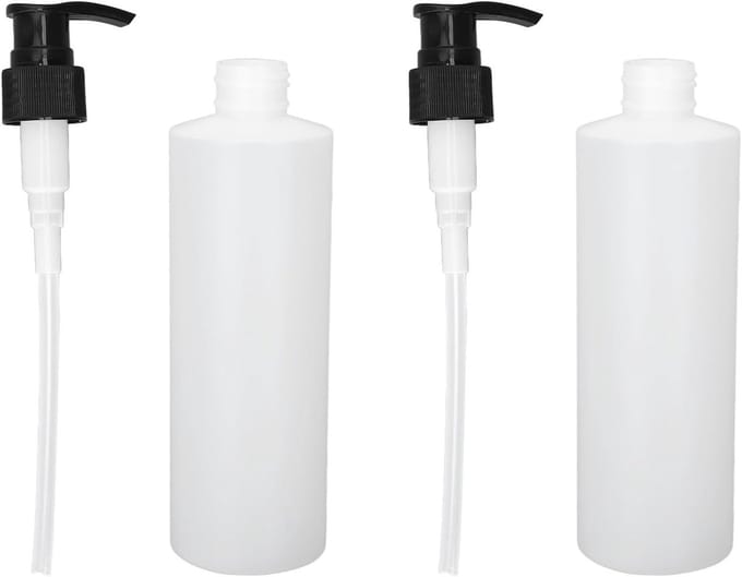 Massageolie Dispenser Set van 2 - 250ml Herbruikbare Pompflessen voor Massage, Shampoo en Crème