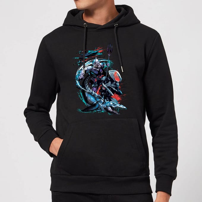 Aquaman Black Manta & Ocean Master hoodie - Zwart - S