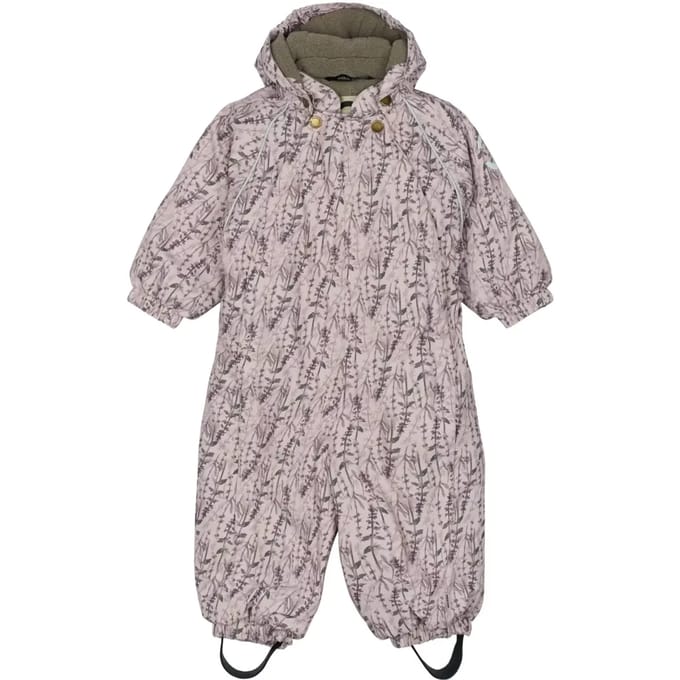 Ski overall polyester voor baby Mikk-Line Aop Floral