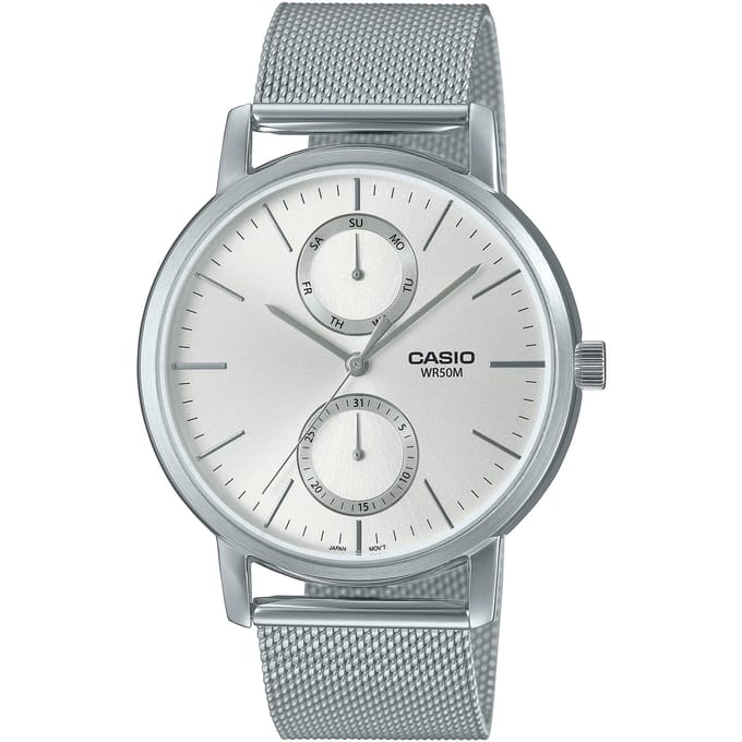 Casio Casio Collection MTP-B310M-7AVEF Horloge - Staal - Zilverkleurig - Ø 40 mm
