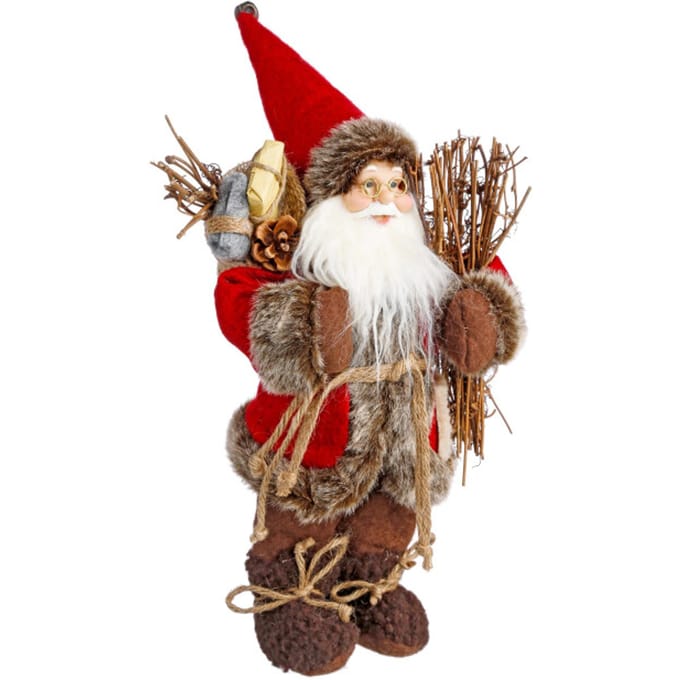 Casa di Elturo Kerstman – rood/ – h 30cm