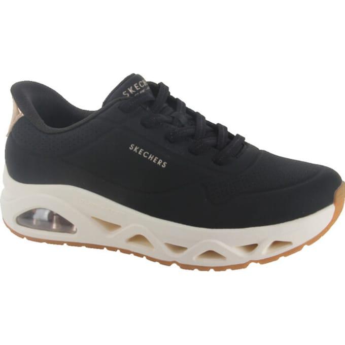 Skechers Slip-Ins: Uno Glide Step - Glide On Air Sneakers Laag - Zwart