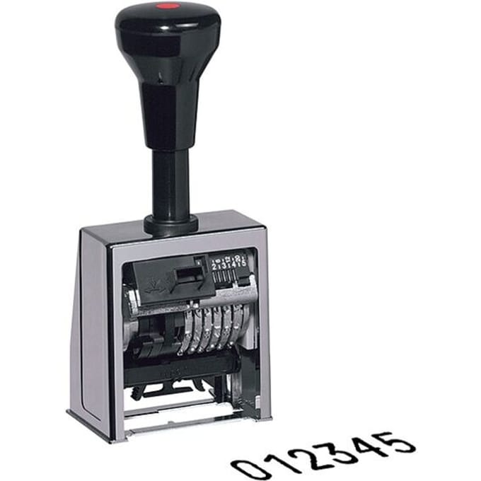 Reiner B6 Numeroteur - Automatisch nummeren - 6 posities - 4,5 mm