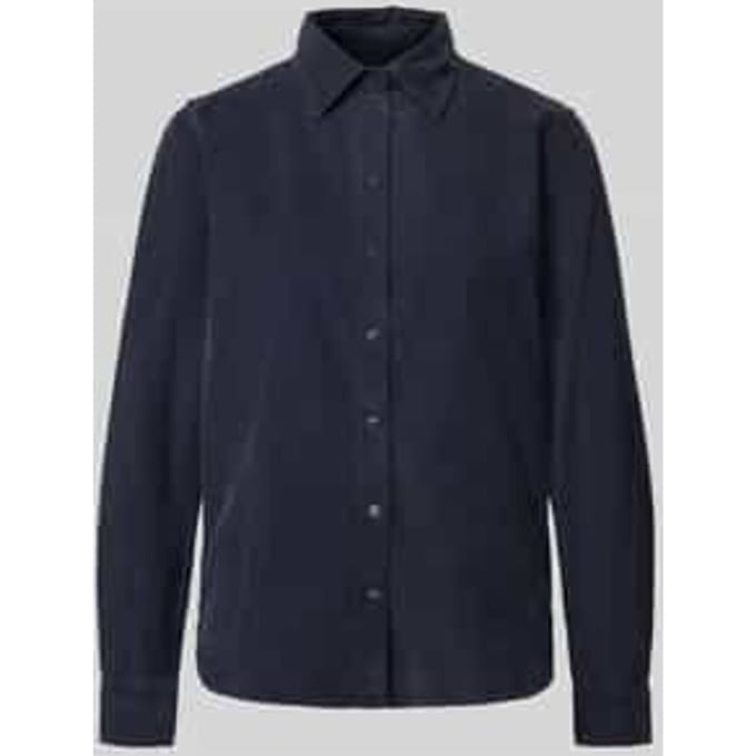 Corduroy blouse met knoopsluiting