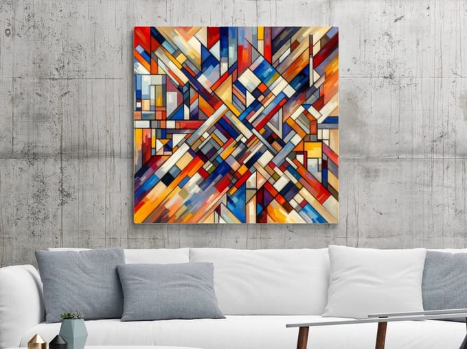 Kunstprint | Wanddecoratie | Dibond | 40 × 40 cm