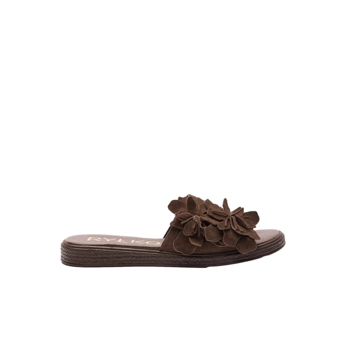 Hoge kwaliteit suede leren mules dames Ryłko Kaja