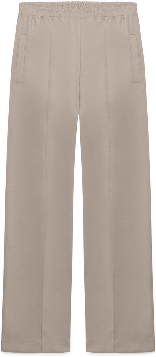 Touché Privé - Crêpe broek met siernaden - Taupe - Dames