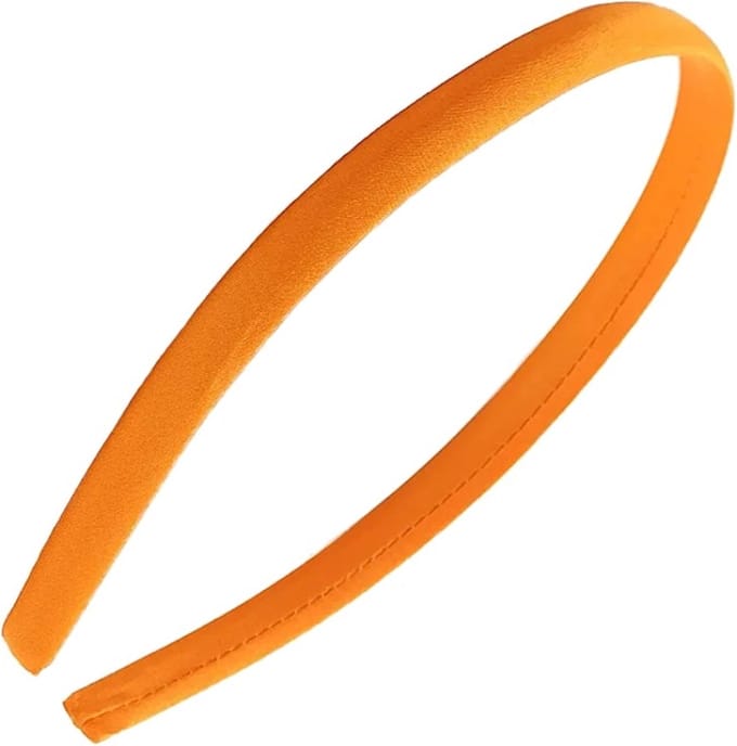 Fako Fashion - Diadeem - Satijn - 10mm - Oranje