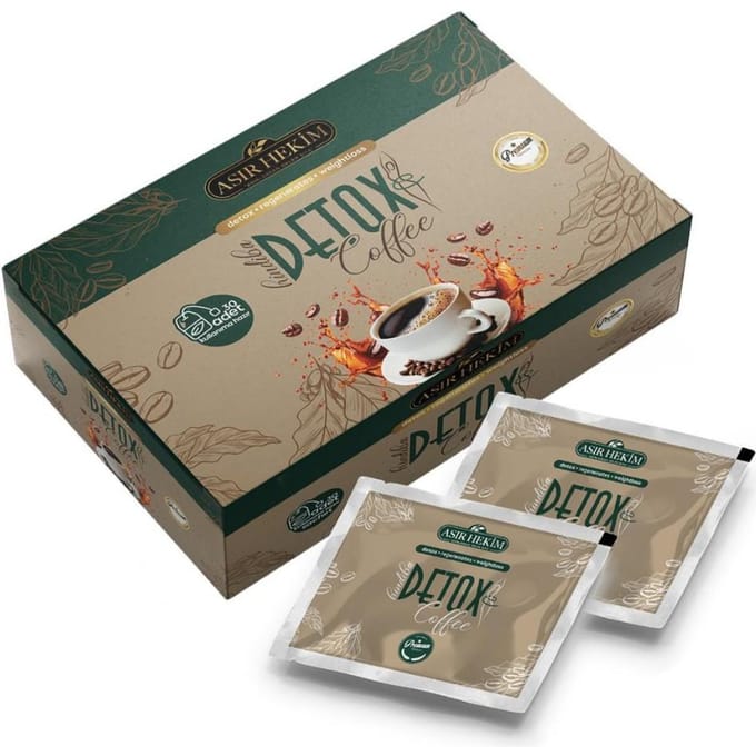 Café Détox 30 Sachets – Complément Antioxydant Café Herbal Minceur