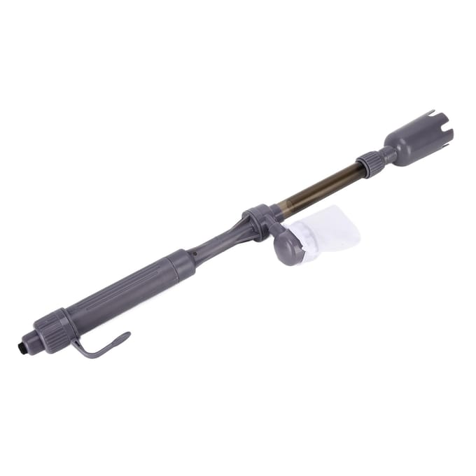 Elektrische Vis Tank Stofzuiger Telescopisch Multifunctioneel Aquarium Grind Zandwasser gray