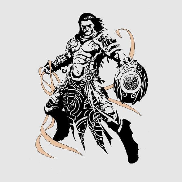 Magic The Gathering Gideon Character Art Dames T-shirt - Grijs - M