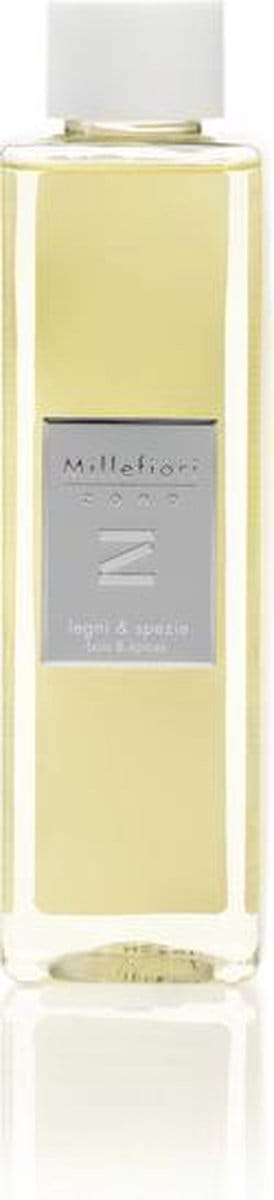 Millefiori Zona Navulling voor Geurstokjes 250 ml - Legni & Spezie
