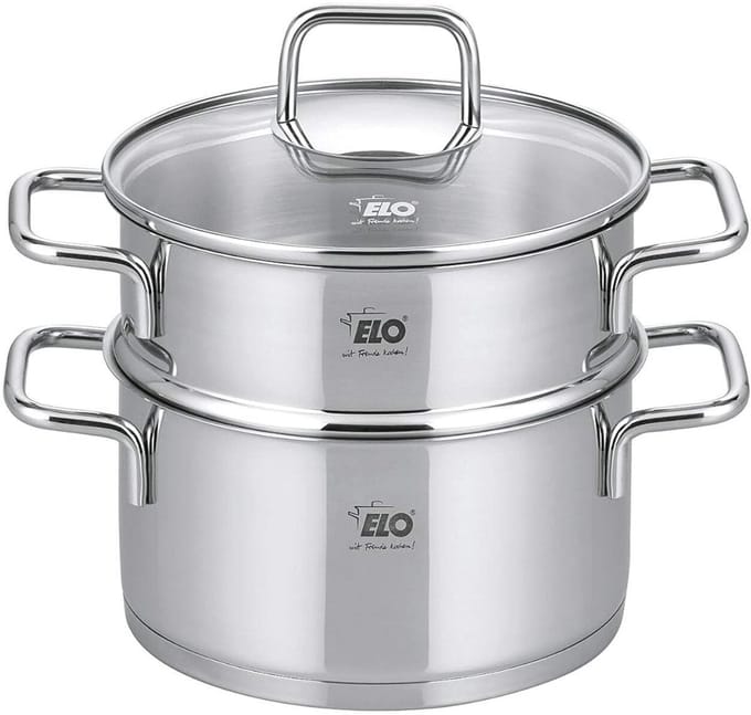 Stoompan roestvrij staal 18 cm - Duurzaam en efficiënt koken