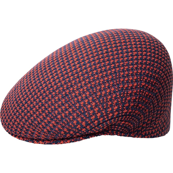Geruit gebreid baret Kangol 504