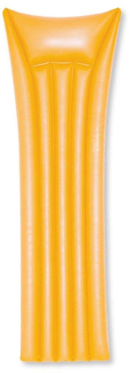 Beach & Palms - luchtbed - 177 x 67 x 19 cm - oranje - suntanner