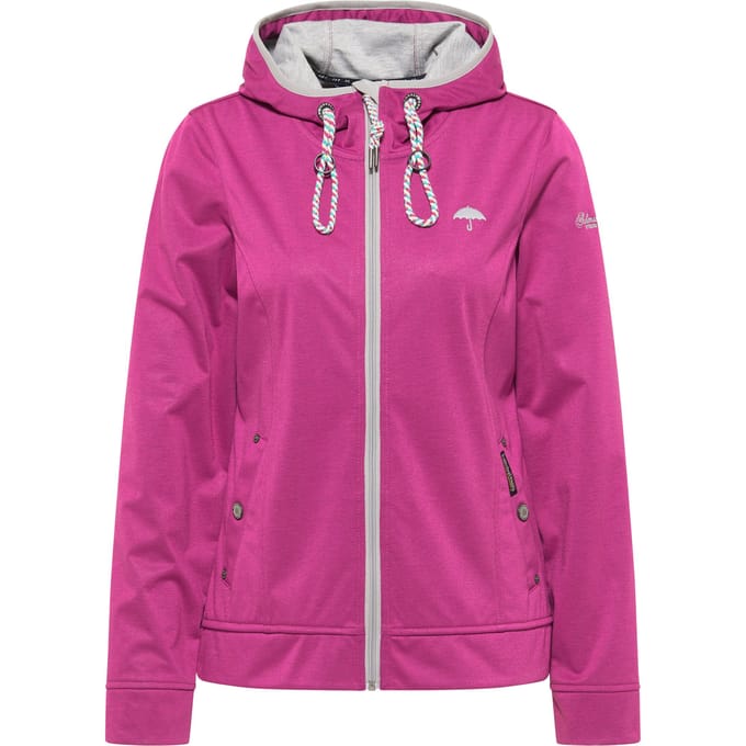 Schmuddelwedda functionele jas Dames Fuchsia roze