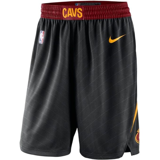 Short de basket-ball décontracté respirant Nike Spliced pour hommes Bas Noir AJ5594-010 S black