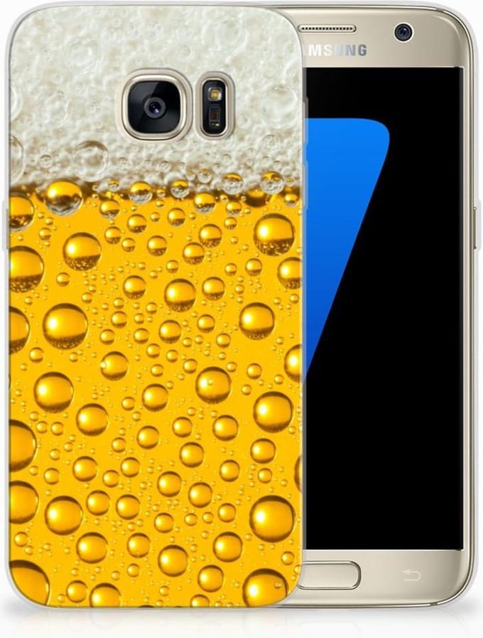 Samsung Galaxy S7 Siliconen Case Bier