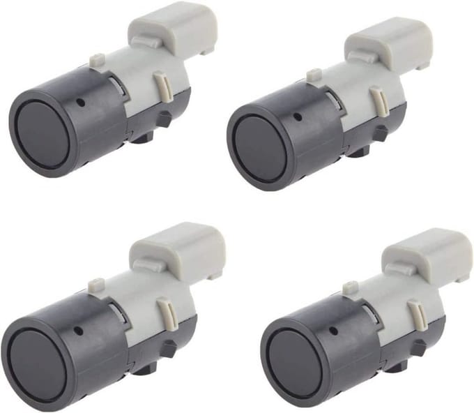 SnelShoppen - 4x PDC Park Sensoren Einparkhulp voor E39 E60 E61 E63 E46 E65 X5 E53 Z4 - Ultrasonische Achter- en Voorkant Sensoren - 3-Pins Installati