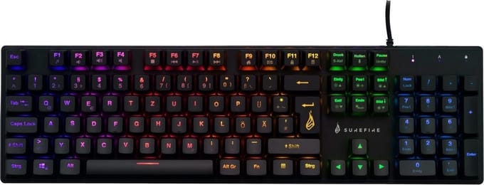 KingPin M2 60% RGB Multimedia Keyboard QWERTZ (DE)