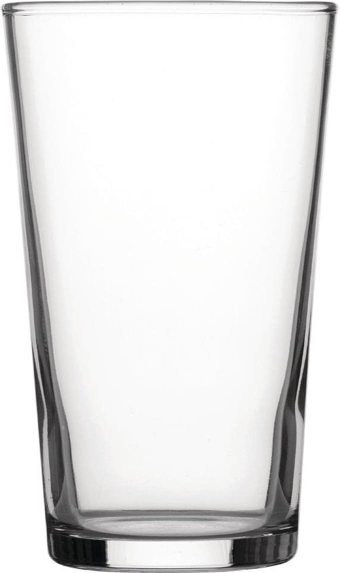 Utopia Geharde Conische Bierglazen 280 Ml CE-Gemarkeerd (48 Stuks) - DY268