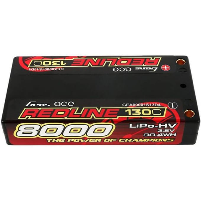 Gens ace &Tattu Lipo Battery 8000mAh 3.8V 1S2P 130C
