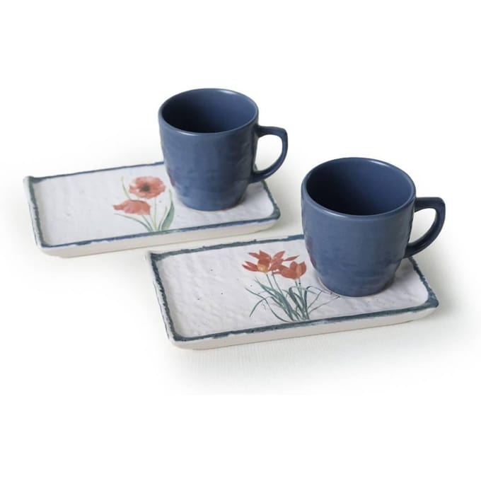 4-delige koffieset Minne keramiek | Hermia