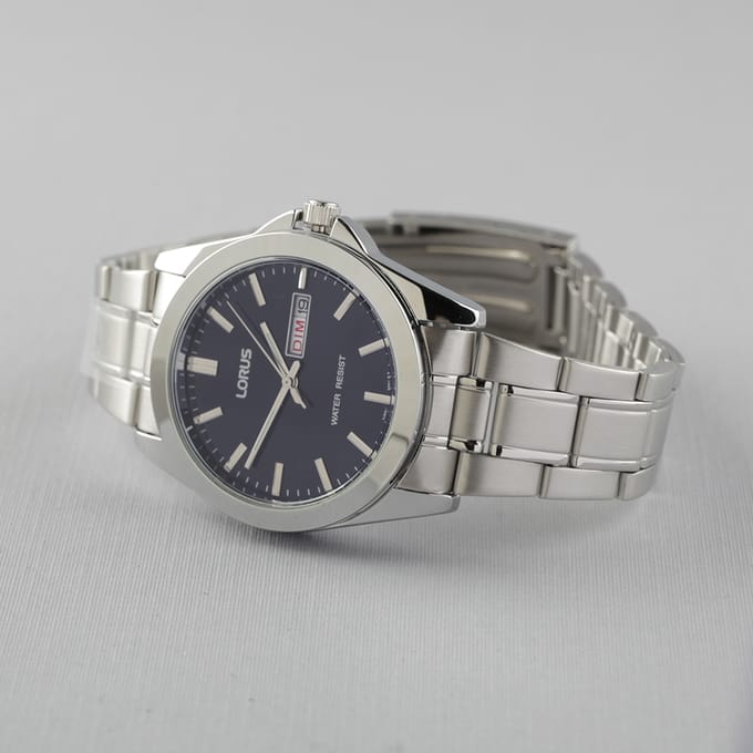 Lorus RJ603AX9 Heren Horloge 37 mm - Zilverkleurig