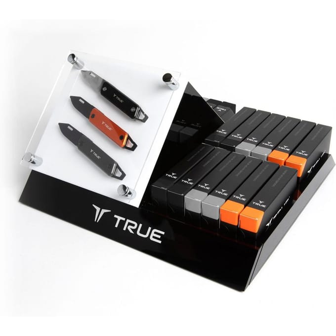 True utility modern keychain knife displ