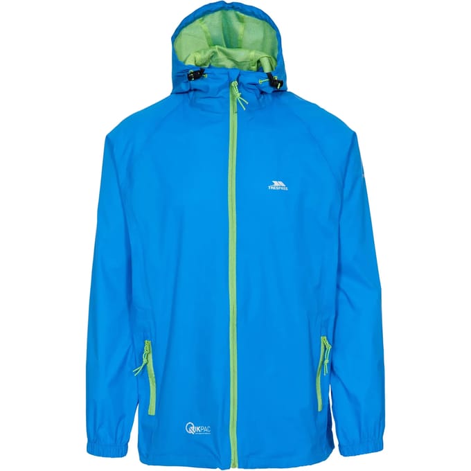 Trespass Adults Unisex Qikpac Packaway Waterproof Jacket (Cobalt)
