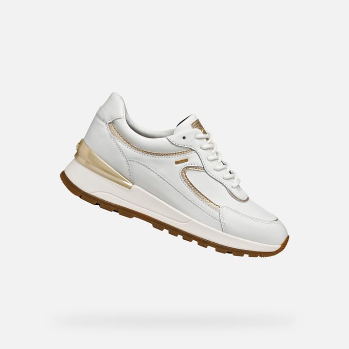 GEOX DESYA ABX DAMES Sneakers - WIT - Maat 37