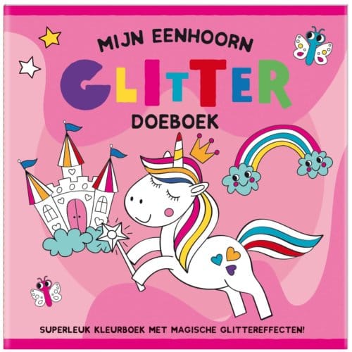 Glitter Doeboek - Mijn Eenhoorn - Interstat