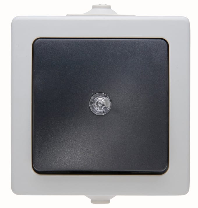 Kopp 566356003 Nautic Knop spatwaterdicht Grijs 1 stuk(s)