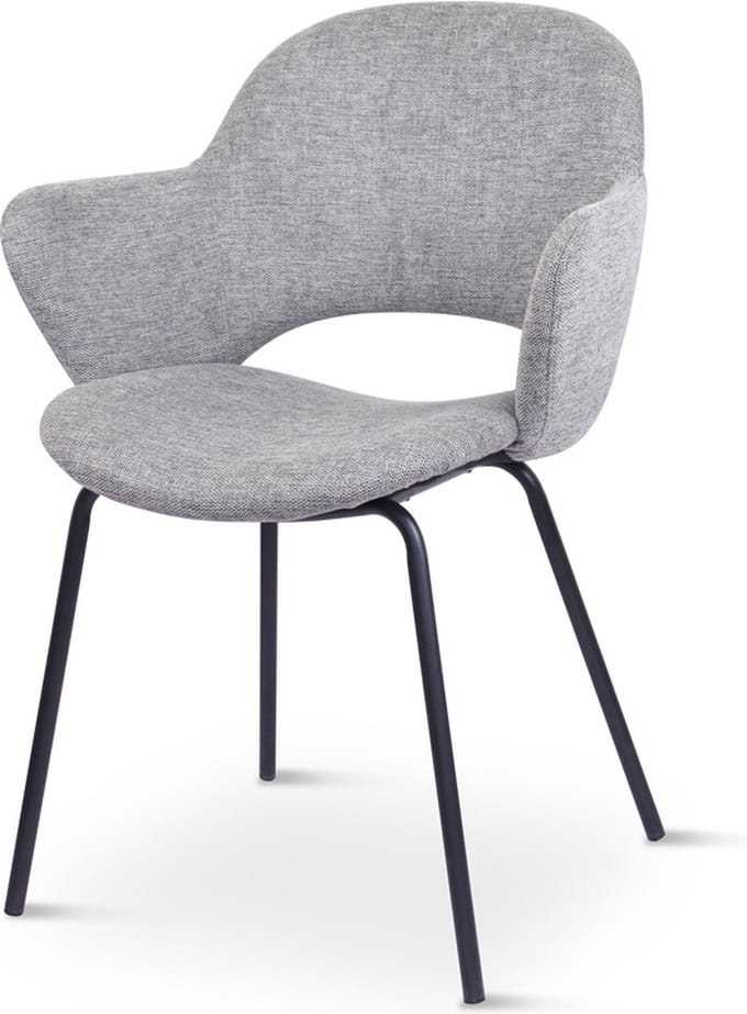 Eetkamerstoel Rowley Grijs - Giga Living