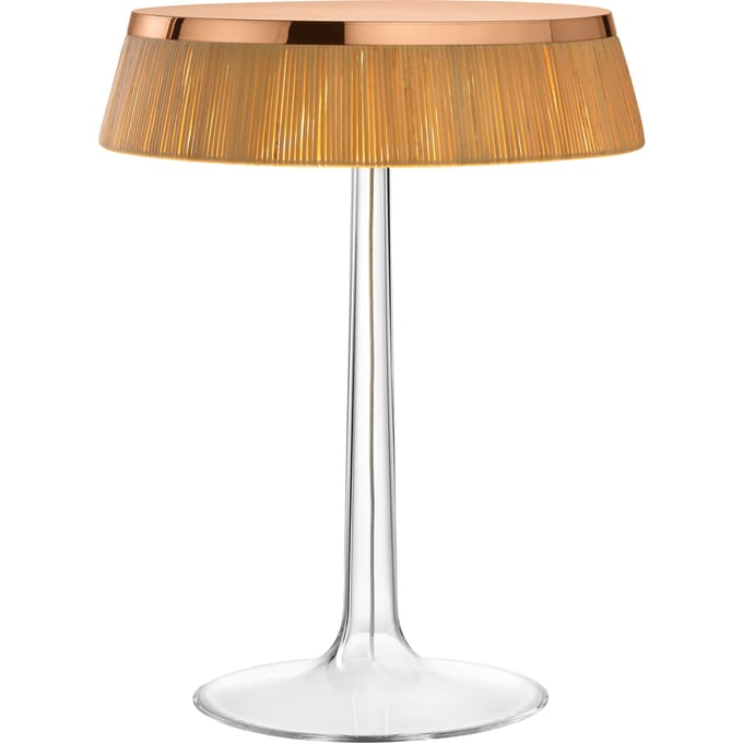 Flos - Bon Jour tafellamp - rotan - koper - bruin