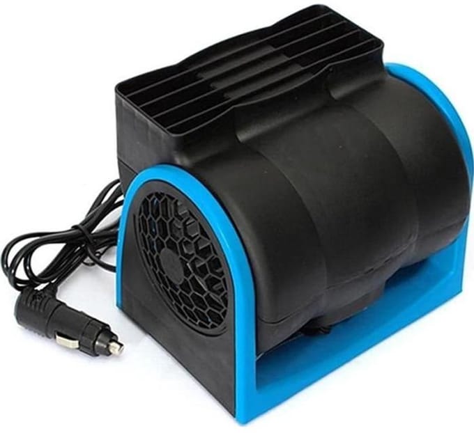 Airconditioning - 12V - Zwart - 16,5x11,6x15,3cm - Stil