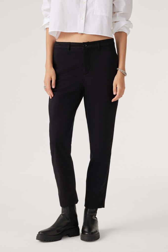 BA&SH Pantalon Barcy Noir Größe: 40 | Stoffhosen Outlet | Damen
