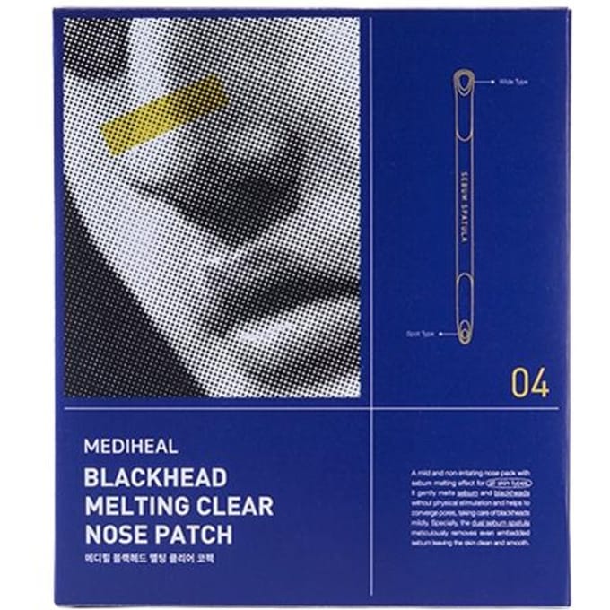 [MEDIHEAL] Patch nasal transparent anti-points noirs 4EA gray