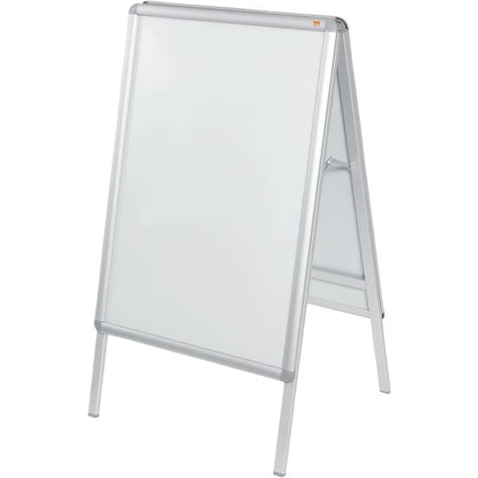 Nobo Stoepbord Aluminium A1 Formaat - Reclamebord - 650 x 1135 x 70 mm - Weerbestendig