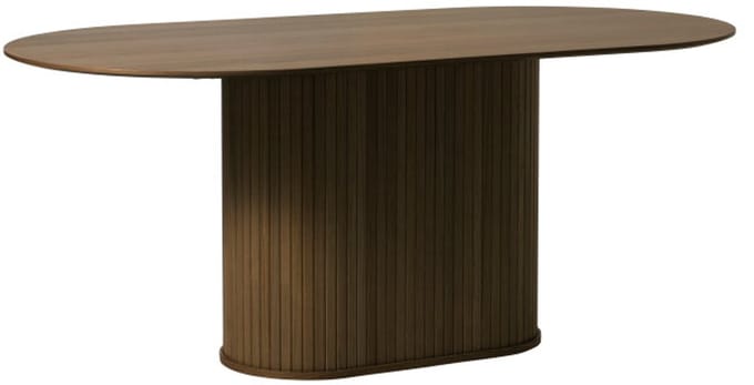 Eettafel Nola ovaal 180x95 cm eiken - Bruin