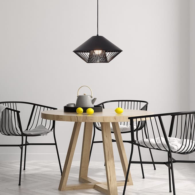LumenXL Moderne hanglamp Aiva - zwart