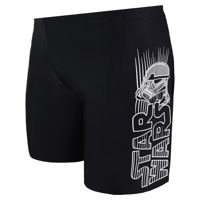 Speedo Star Wars Bedrukte Tailleband Zwart Junior Aquashort 8 11611C629