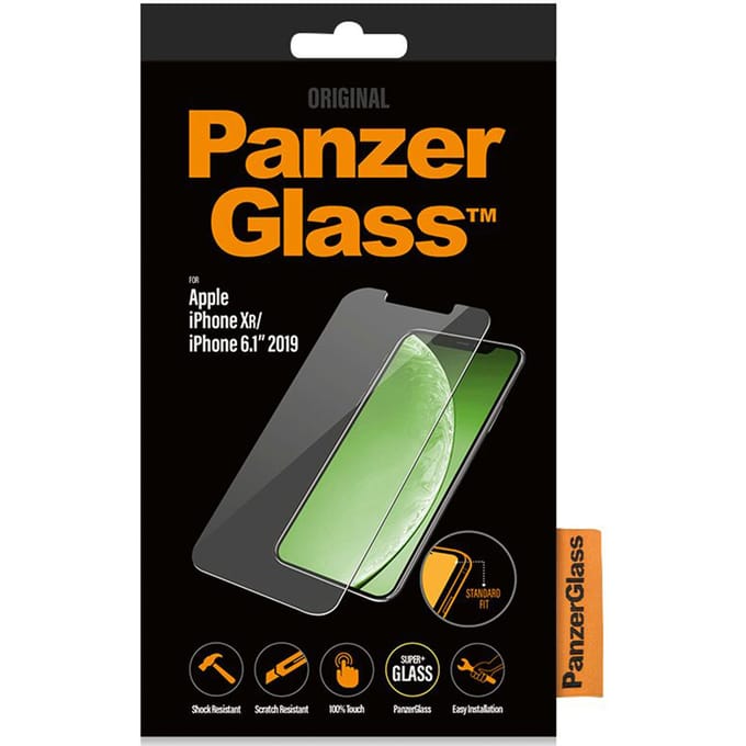 PanzerGlass Screenprotector geschikt voor Apple iPhone XR Glazen | PanzerGlass Standard Fit Screenprotector - Case Friendly