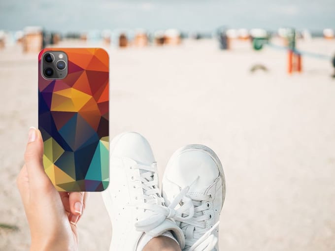 Apple iPhone 11 Pro Max TPU Hoesje Polygon Color