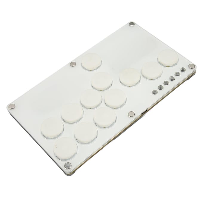 Fighting Stick Controller Hot Swap Mechanische Schakelaar Mini Arcade Stick Controller Box voor PS3 voor white