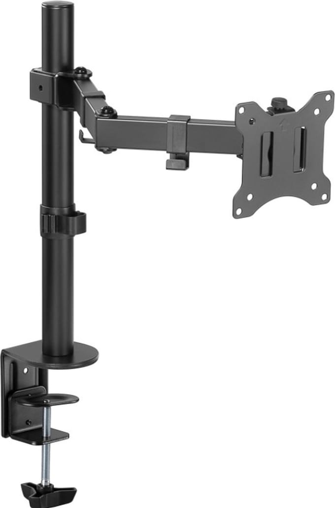 Goobay Monitorbeugel Single Flex zwart, 17 tot 32 inch (43–81 cm), max. 8 kg