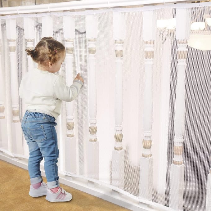 Veiligheidsnet voor Kinderen en Huisdieren - 3 Meter Trapleuning Net