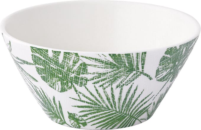 Dekoratief | Bowl 'Tropical Breeze', porselein, 17x17cm | A231131