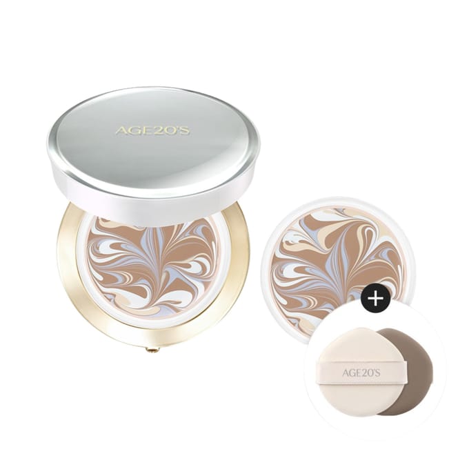 Signature Essence Cover Pact Master Velvet 21 met Navulling 14 g x 2 stuks white