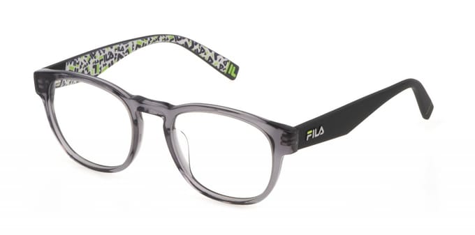 Fila VFI211 Grigio trasparente lucido 50/20/140 UNISEX Brilmonturen